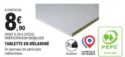 E.Leclerc TABLETTE EN MÉLAMINÉ offre