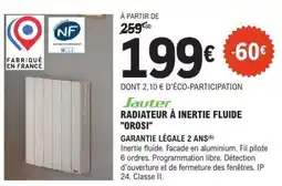 E.Leclerc RADIATEUR À INERTIE FLUIDE 'Orosi' offre