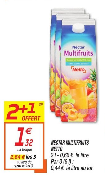 Netto Nectar Multifruits offre