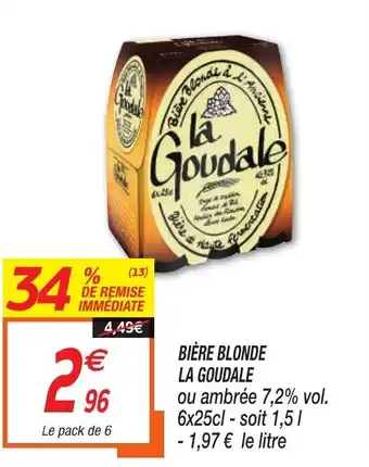 Netto Bière blonde La Goudale offre