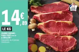 E.Leclerc Viande bovine faux filet offre