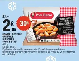 E.Leclerc Pommes de terre grenaille surgelées pom bistro offre