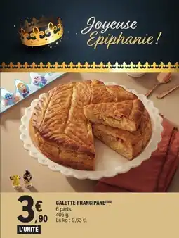 E.Leclerc Galette frangipane offre