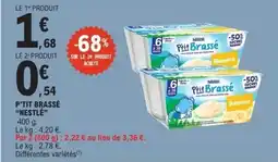 E.Leclerc Ptit brassé nestle offre