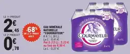 E.Leclerc Eau minérale naturelle courmayeur offre