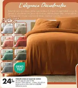 La Foir'Fouille Parure angelia gaze de coton offre