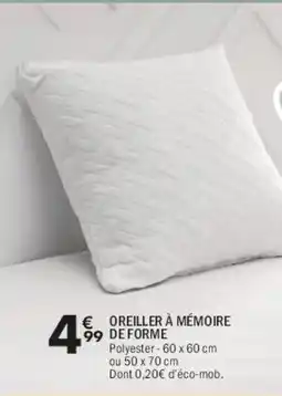 La Foir'Fouille Oreiller à mémoire deforme offre