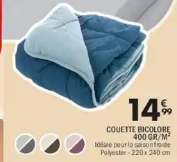 La Foir'Fouille Couette couette bicolore offre