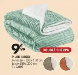 La Foir'Fouille Plaid cordi offre