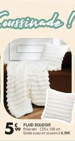 La Foir'Fouille Plaid boudoir offre