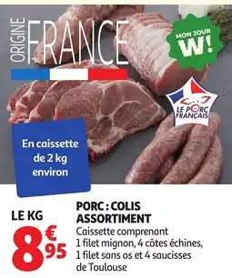 Auchan Porc: colis assortiment offre