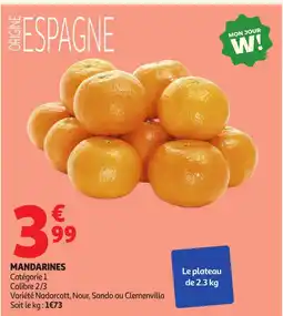 Auchan Mandarines offre