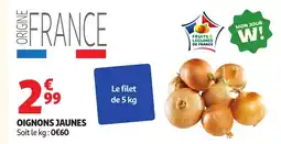 Auchan Oignons jaunes offre