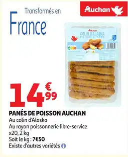 Auchan AUCHAN Panés de poisson offre