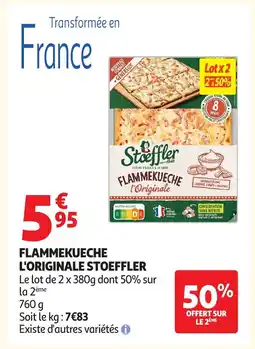 Auchan STOEFFLER Flammekueche l'originale offre