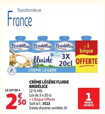 BRIDÉLICE Crème légère fluide