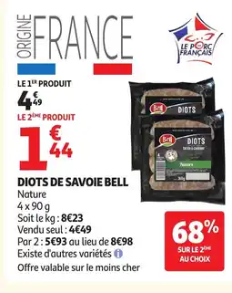 Auchan BELL Diots de savoie offre