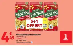 Auchan PANZANI Pâtes coquillettes offre