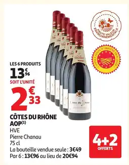 Auchan Côtes du rhône aop offre