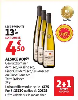 Auchan Alsace aop offre