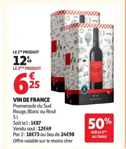 Auchan Vin de france offre