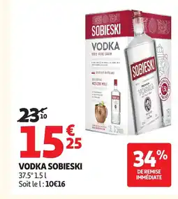 Auchan SOBIESKI Vodka offre