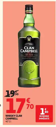Auchan CAMPBELL Whisky offre