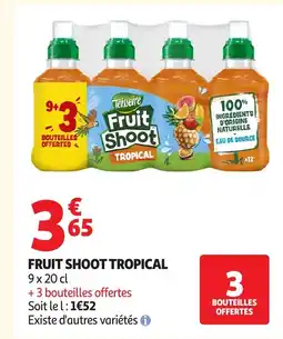 Auchan FRUIT SHOOT Tropical offre