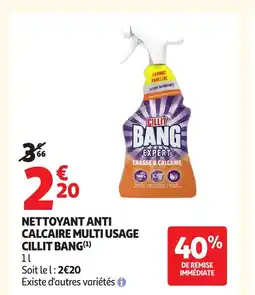 Auchan CILLIT BANG Nettoyant anti calcaire multi usage offre