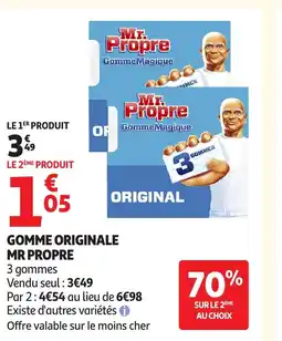 Auchan MR PROPRE Gomme originale offre