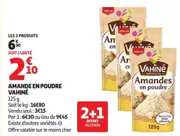 Auchan VAHINÉ Amande en poudre offre