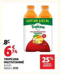 Auchan TROPICANA Multivitaminé offre
