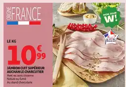 Auchan Jambon cuit supérieur auchan le charcutier offre