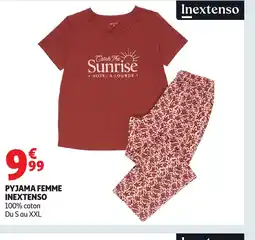 Auchan INEXTENSO Pyjama femme offre