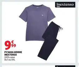 Auchan INEXTENSO Pyjama homme offre