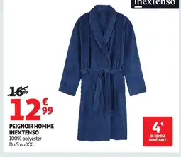 Auchan INEXTENSO Peignoir homme offre
