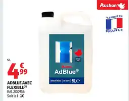 Auchan Adblue avec flexible offre