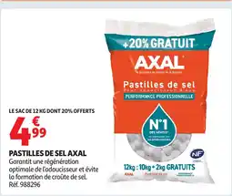Auchan AXAL Pastilles de sel offre