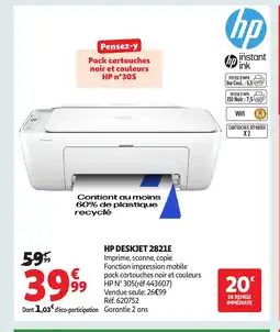 Auchan HP Deskjet 2821e offre