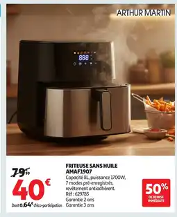 Auchan Friteuse sans huile amaf1907 offre