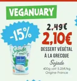 Naturalia SOJADE Dessert végétal à la grecque offre