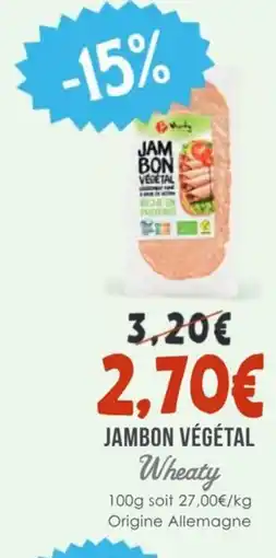 Naturalia WHEATY Jambon végétal offre