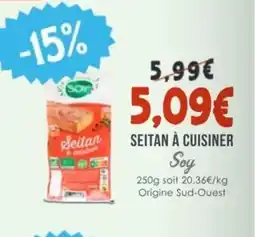 Naturalia SOY Seitan à cuisiner offre