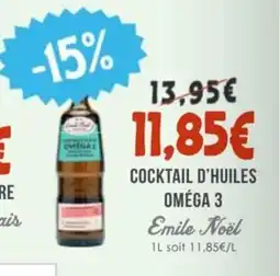 Naturalia MILE NOËL Cocktail d'huiles omega 3 offre
