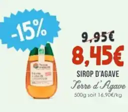 Naturalia TERRE D'AGAVE Sirop d'agave offre