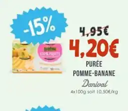 Naturalia DANIVAL Purée pomme-banane offre