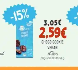Naturalia ICHOC Choco cookie vegan offre