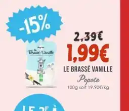 Naturalia POPOTE Le brassé vanille offre