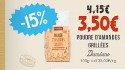 Naturalia DAMIANO Poudre d'amandes grillées offre