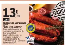 E.Leclerc Saucisses de Montbeliard IGP offre
